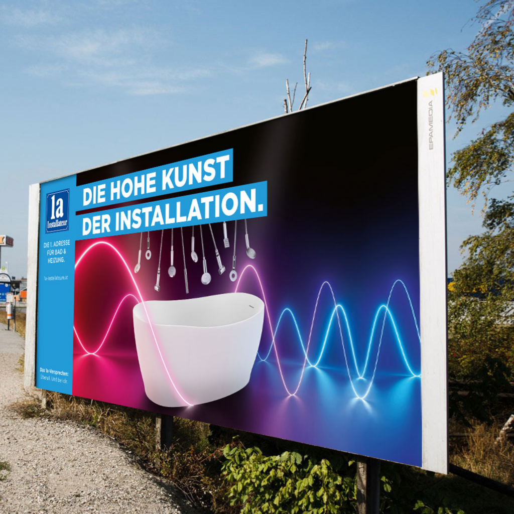 1a-Installateur - 1a-Werbung - Werbekampagne